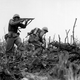 Avance en Okinawa (1945). Wikimedia Commons